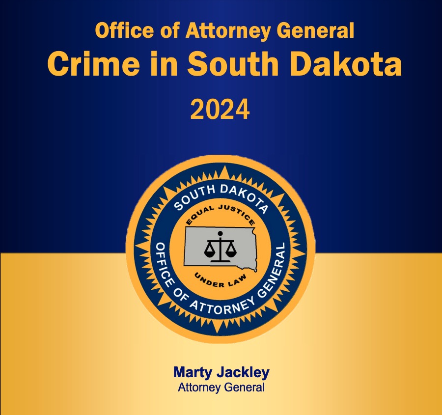Crime in South Dakota 2024 publication cover
